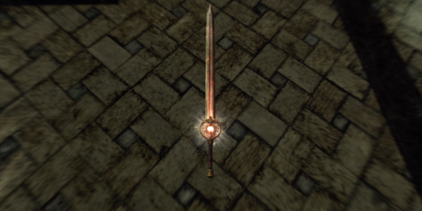 Skyrim dawnbreaker unique one-handed daedric sword