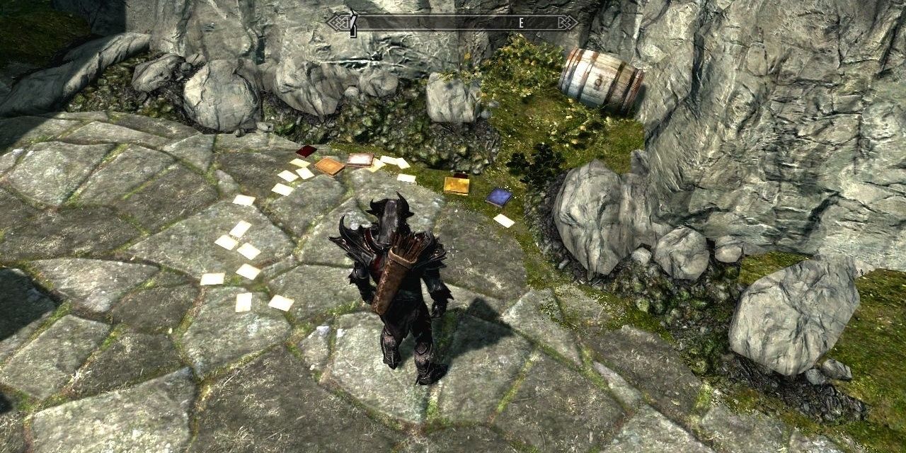 Skyrim Littering Letters On Ground