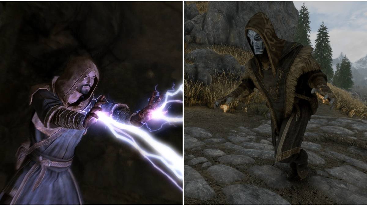 two mages in different robes.