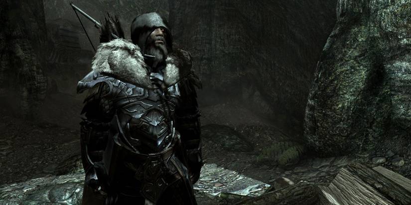 Skyrim the dragonborn as a vampire