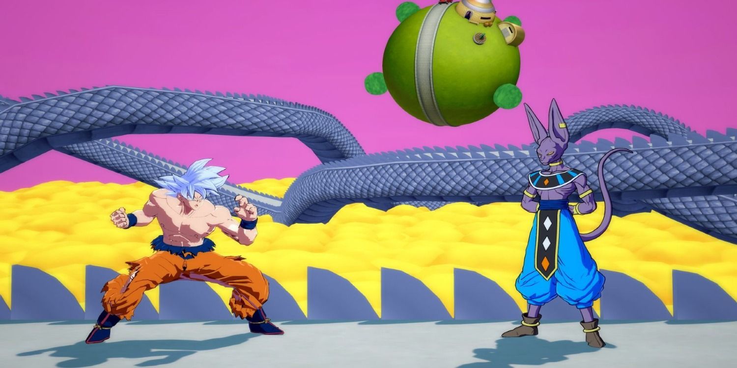 Goku and Beerus at Snake Way