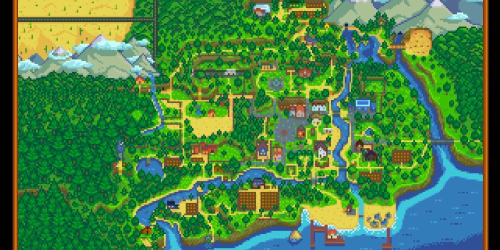Stardew Valley Expanded World Map Overhaul Mod