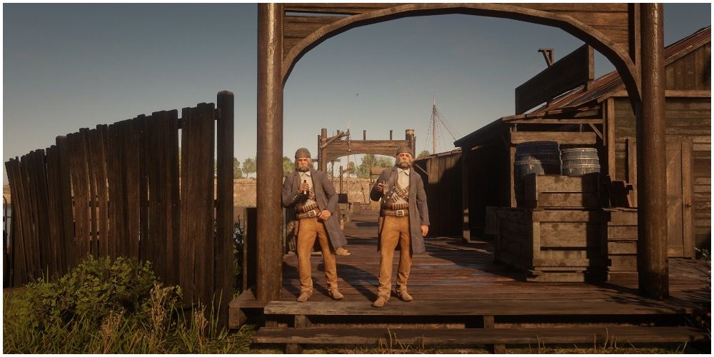 Two gang members located at Thieve's Landing