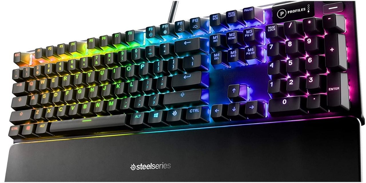 SteelSeries Apex 5, RBG wired gaming keyboard 2021