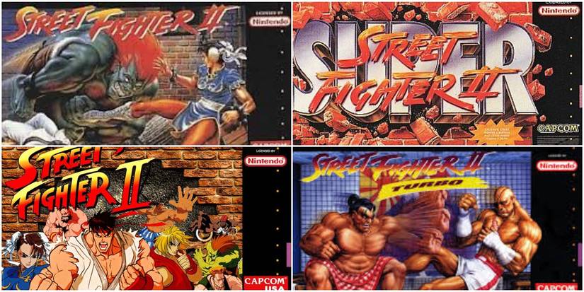 Street Fighter II Game Boxes