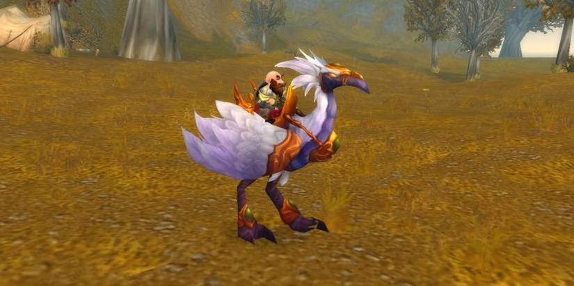 Swift White Hawkstrider With Gnome