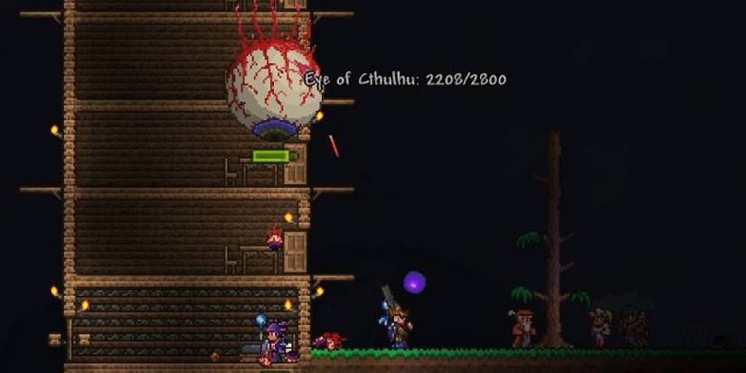Terraria Eye Battle
