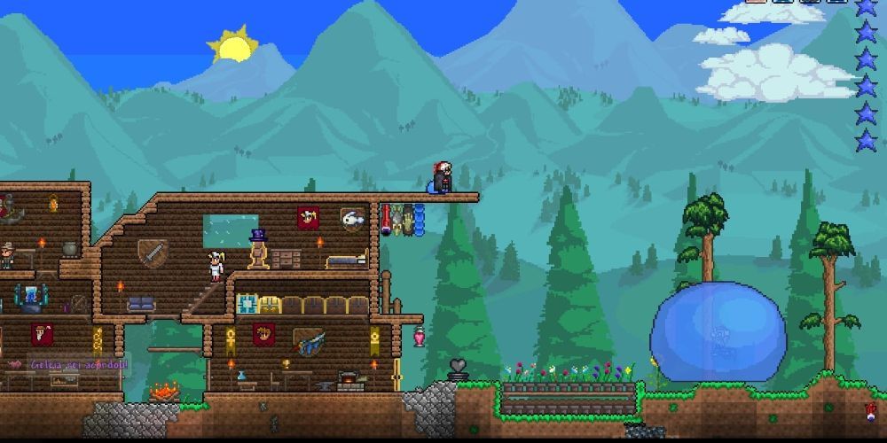 King Slime Lacks His Crown In The 3DS Version Of Terraria