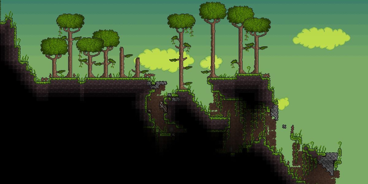 Terraria Map World Regular Seed Биом джунглей