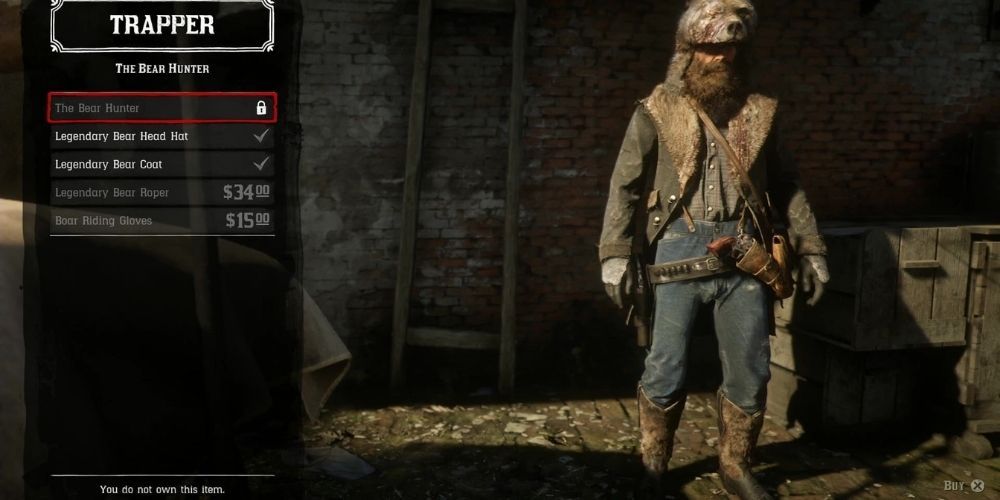 Red Dead Online: The Bear Hunter Outfit Screenshot