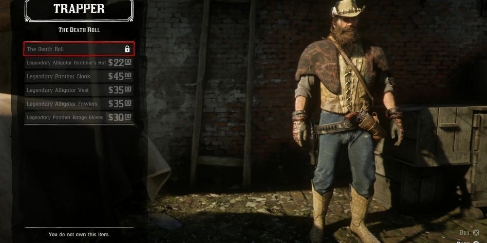 Red Dead Online: The Death Roll Outfit Screenshot