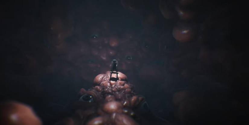 Mono is surrounded by walls of flesh