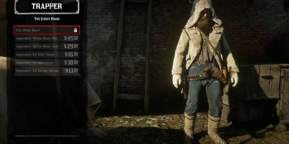 Red Dead Online: The Ghost Bison Outfit Screenshot