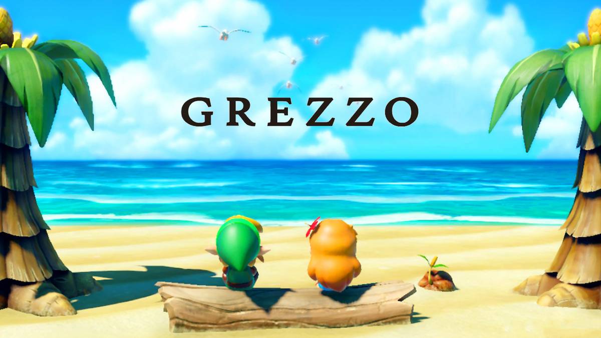 link and malon by the beach