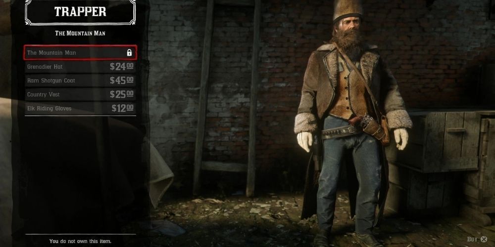 Red Dead Online: The Mountain Man Outfit Screenshot