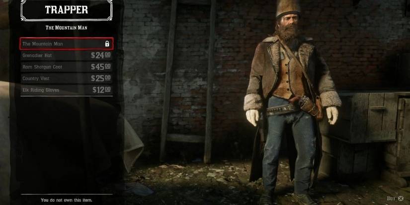 Red Dead Online: The Mountain Man Outfit Screenshot