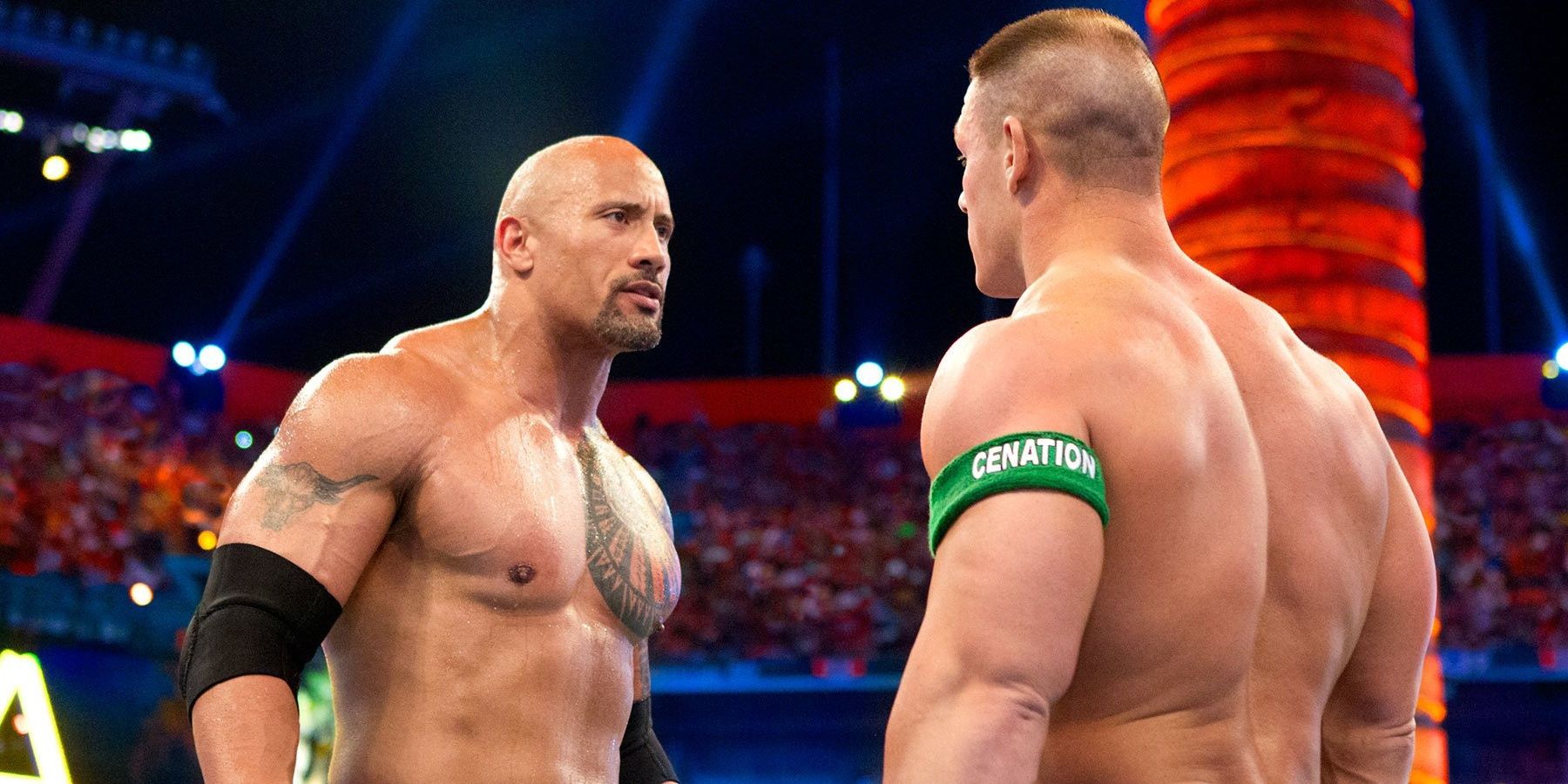 The Rock vs. John Cena From Wrestlemania 28