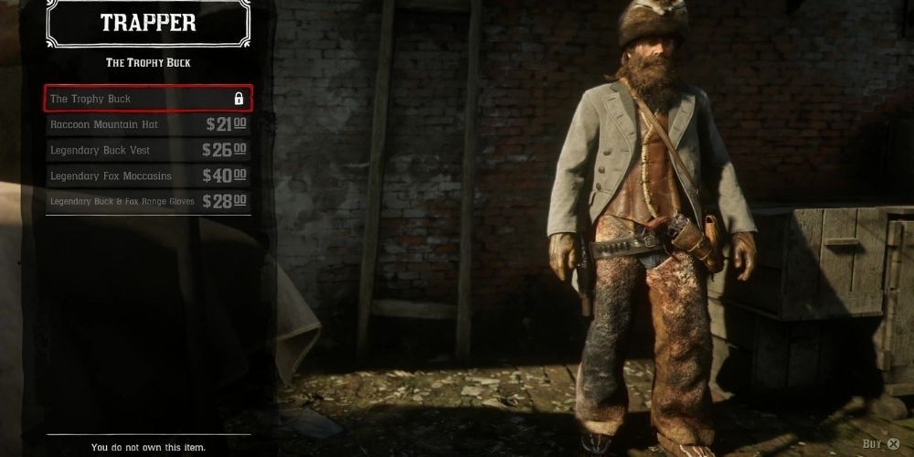 Red Dead Online: The Trophy Buck Outfit Screenchot