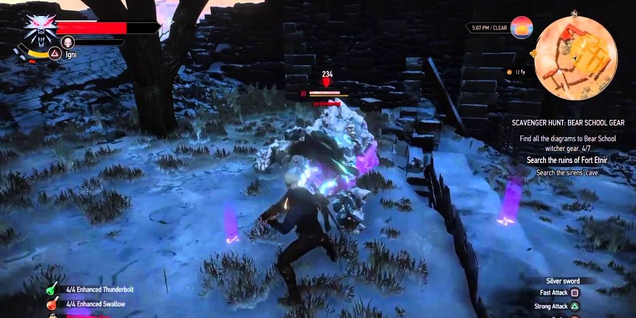 The Witcher 3 Ice Elemental