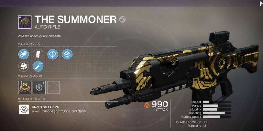 The summoner Destiny 2 (1)