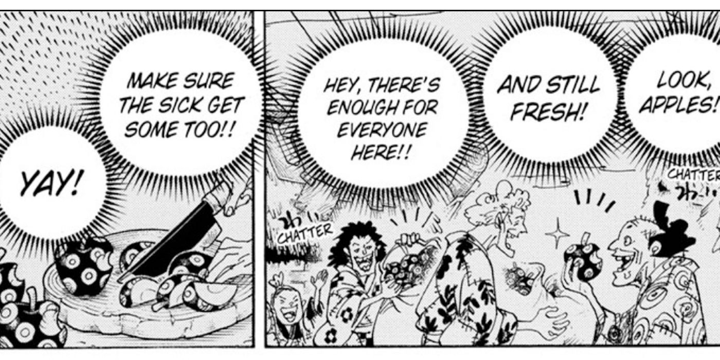 One Piece: Proof From The Manga Of The Ebisu Town Residents Eating The SMILE fruits