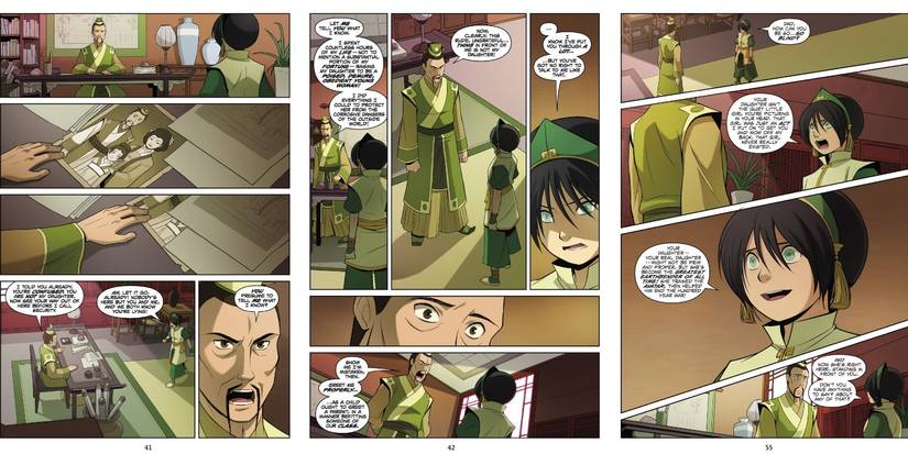 Trying to convince her dad to talk to her