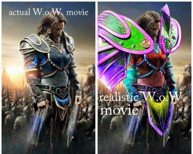 Transmog Rainbow Armor World of Warcraft Burning Crusade Classic Memes Movie