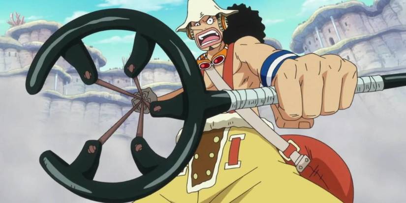 One Piece Usopp Wielding Sling Shot