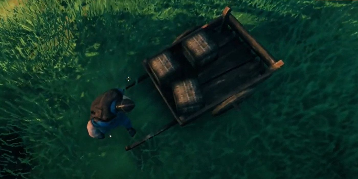 How to make and use carts in Valheim