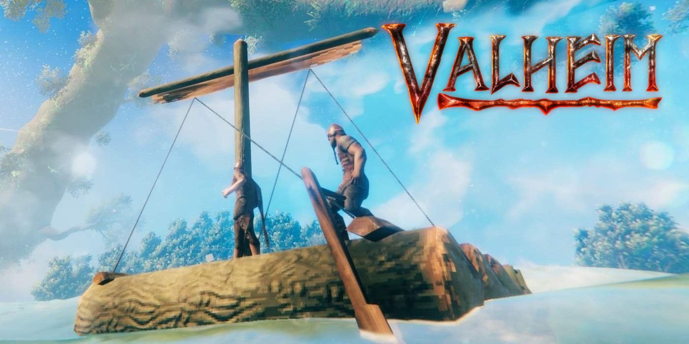 How to craft a raft in Valheim and sail it