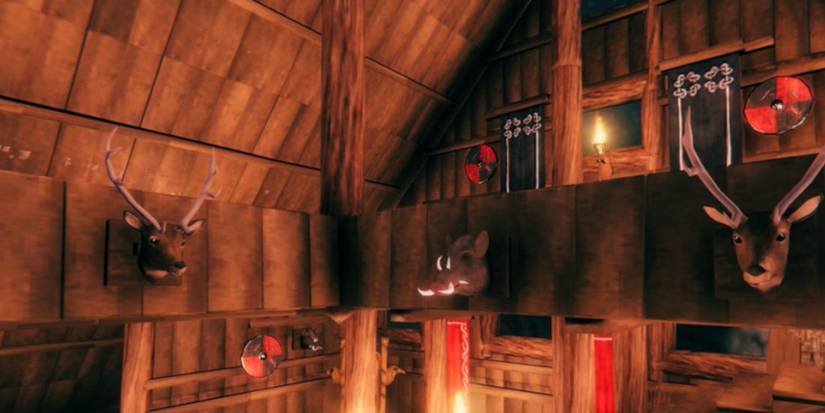 Hanging trophies in Valheim