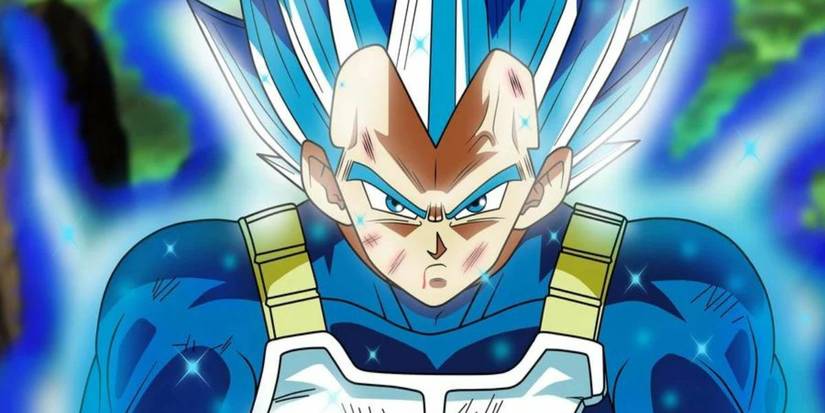 Vegeta using his power