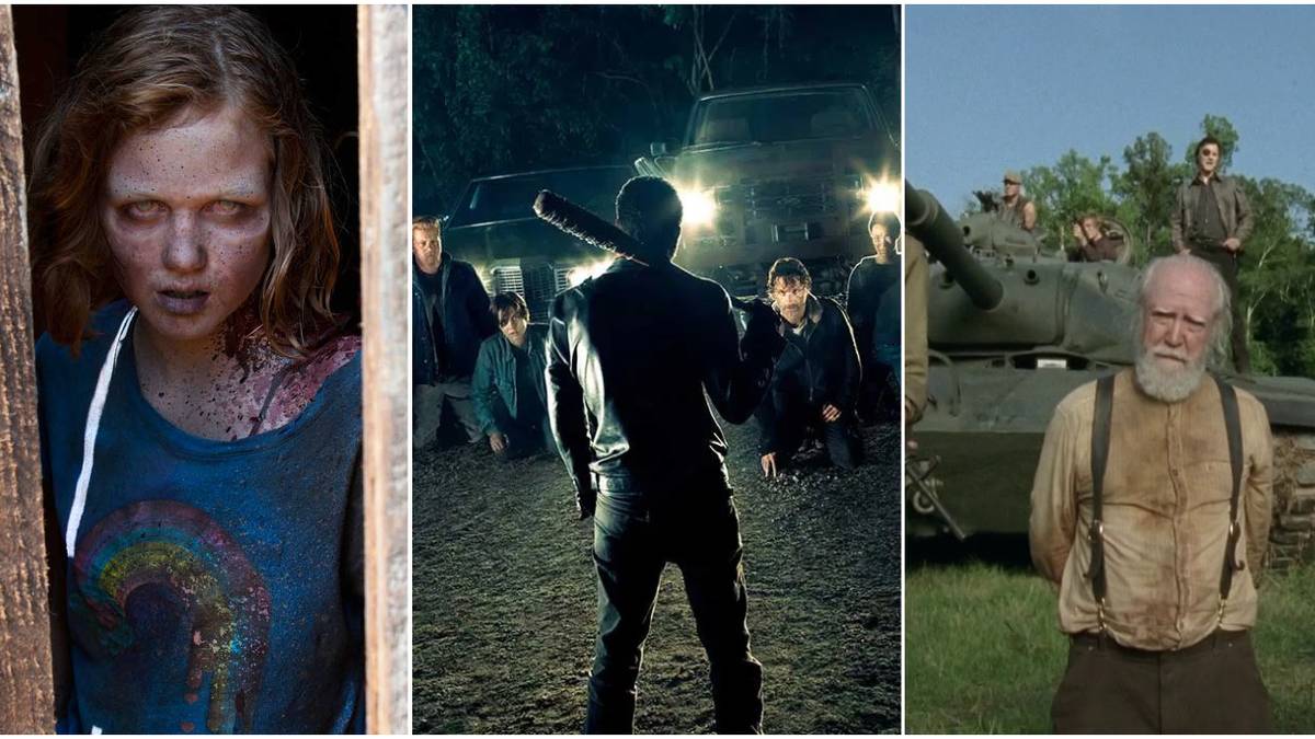 Sophia, Negan & Hershel From The Walking Dead