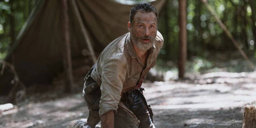 Wounded Rick From The Walking Dead