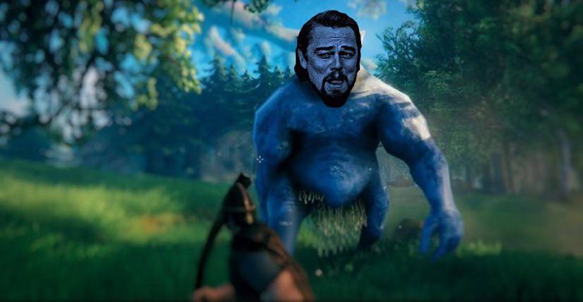 Valheim Meme Leonardo DiCaprio Smug Laugh Meme on Valheim Troll