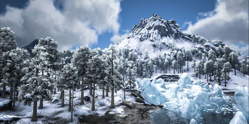 ARK Survival Evolved Whitesky Peak Mountain Screenshot