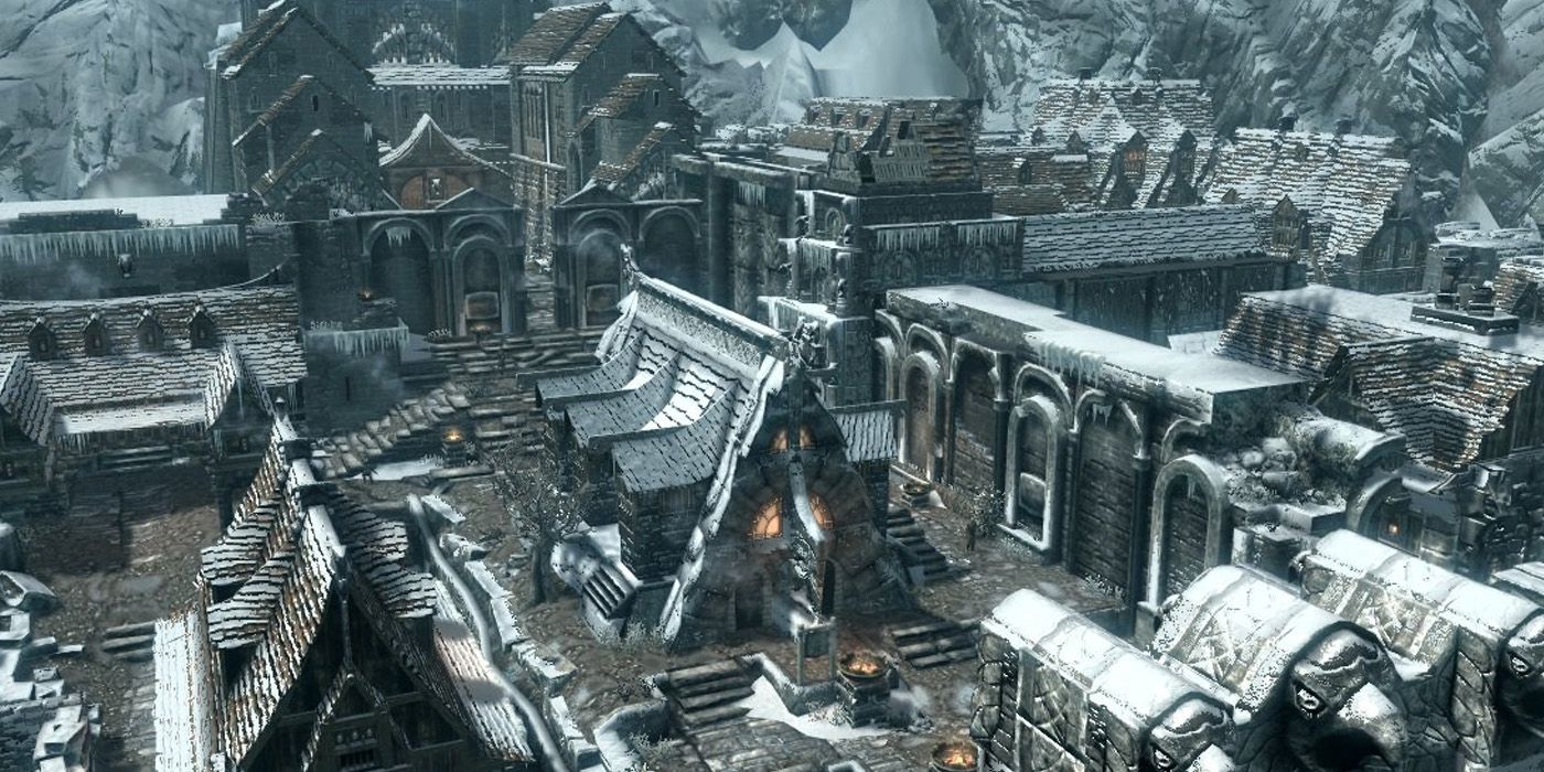 Windhelm is built by Snow Elves - Skyrim Falmer Facts