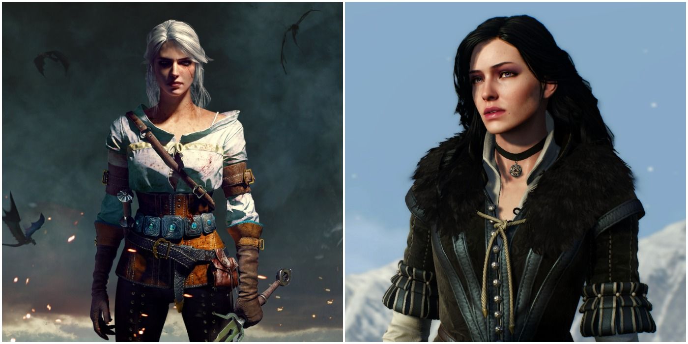 Ciri and Yennefer in The Witcher 3
