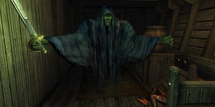 An Oblivion Wraith Ambushes the Player