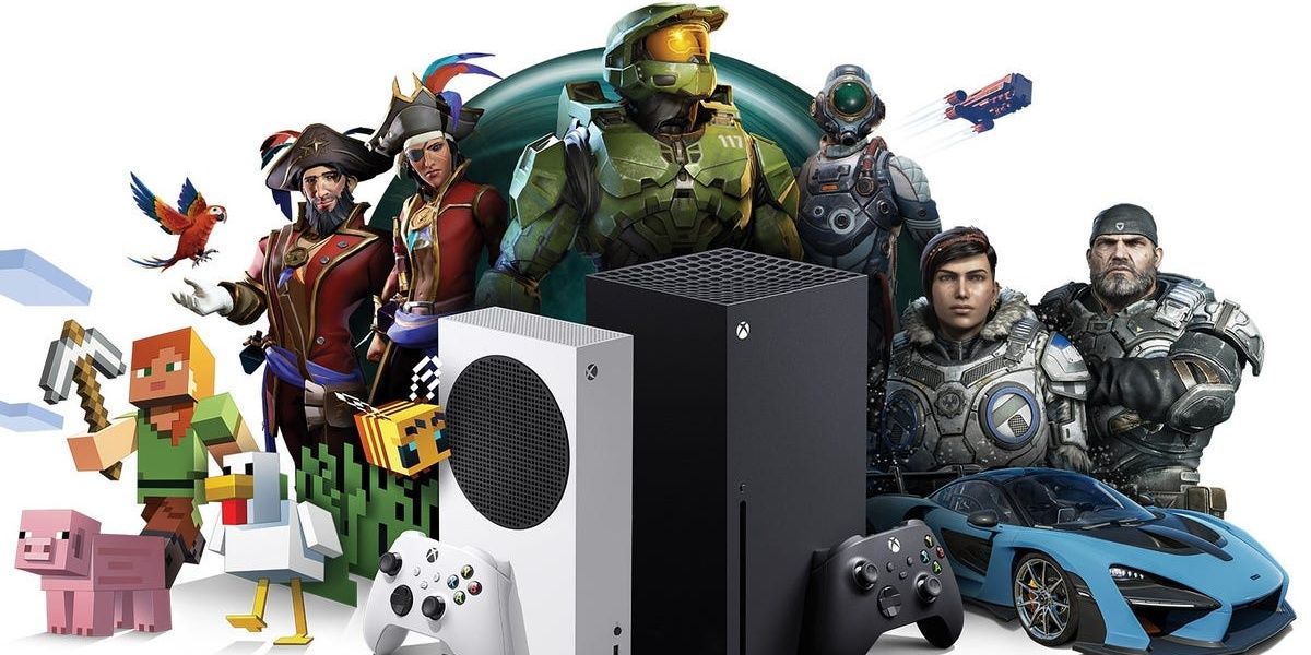 The Xbox and several console mascots