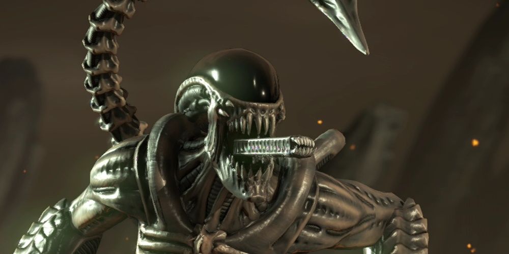 Alien xenomorph mortal kombat videogame movie horror science fiction