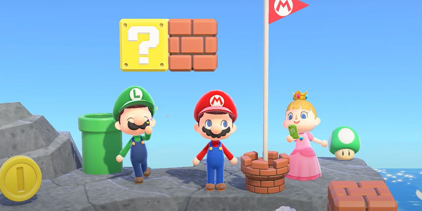 Animal Crossing Mario crossover