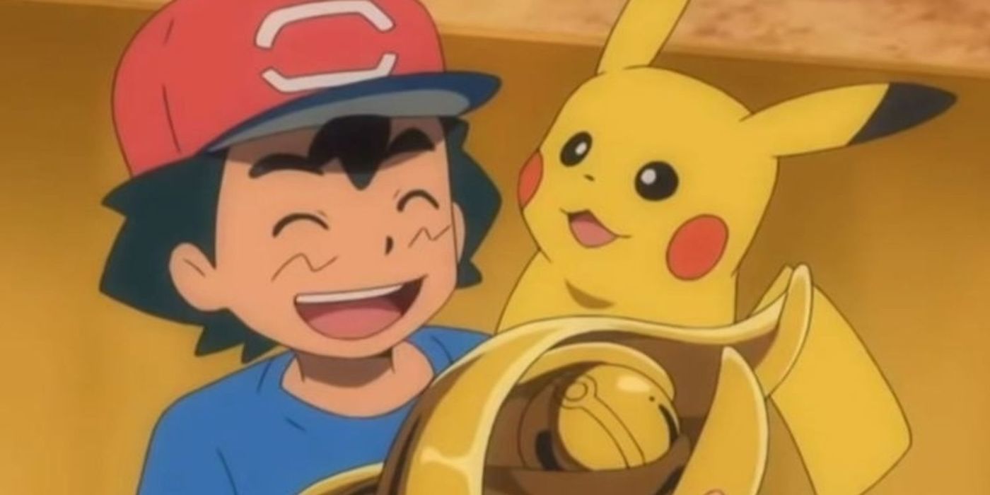 Ash wins the Alola tourney with Pikachu