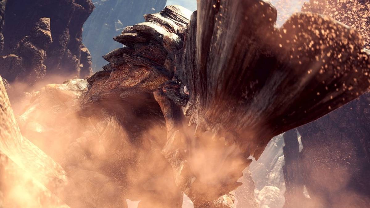 barroth intro from monster hunter world