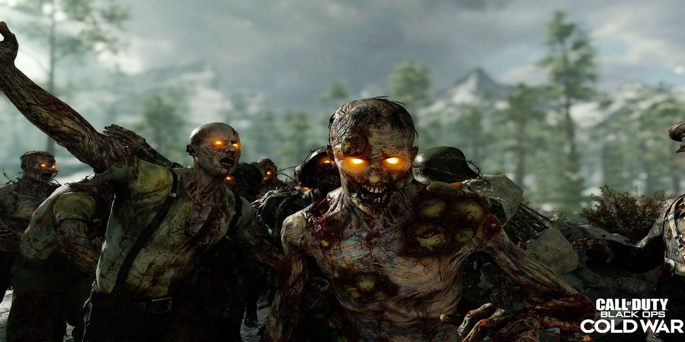 horde of zombies in black ops cold war