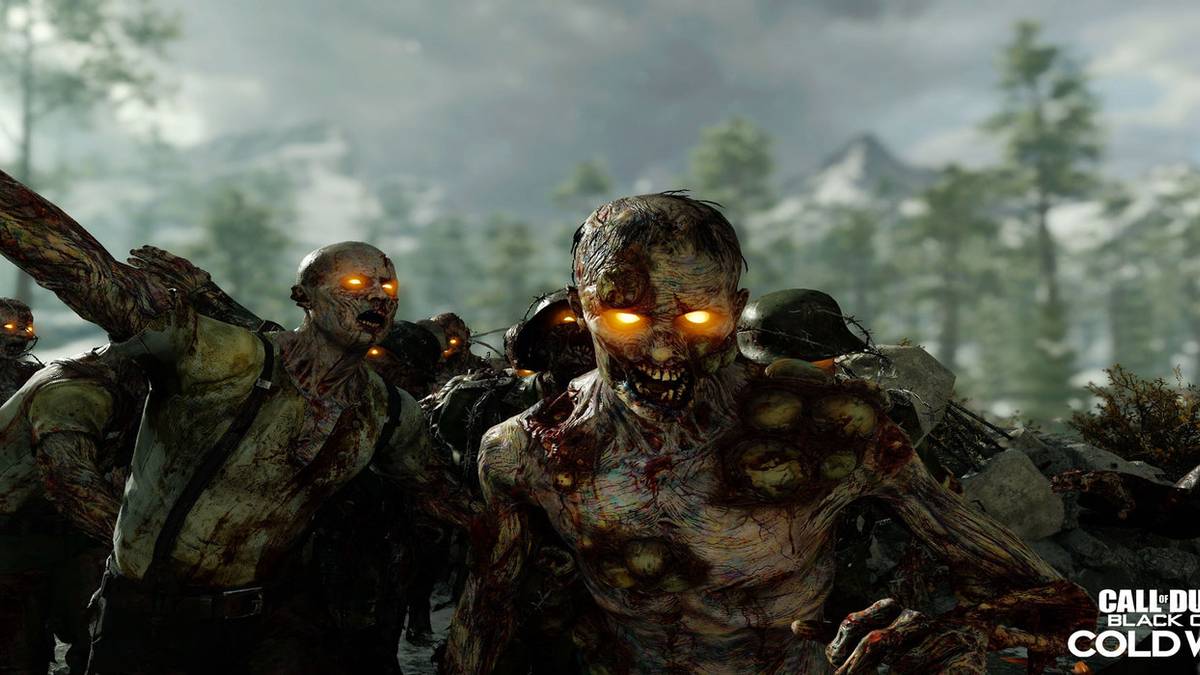 horde of zombies in black ops cold war