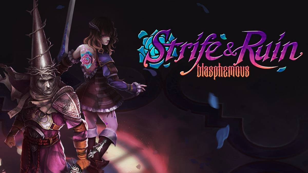 blasphemous strife & ruin key art