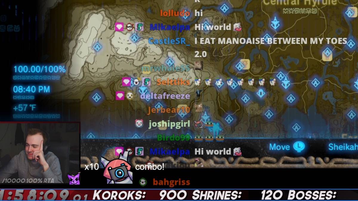 breath of the wild 100 percent no damage