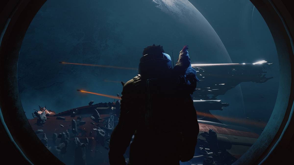 breathedge promotional wallpaper of the man