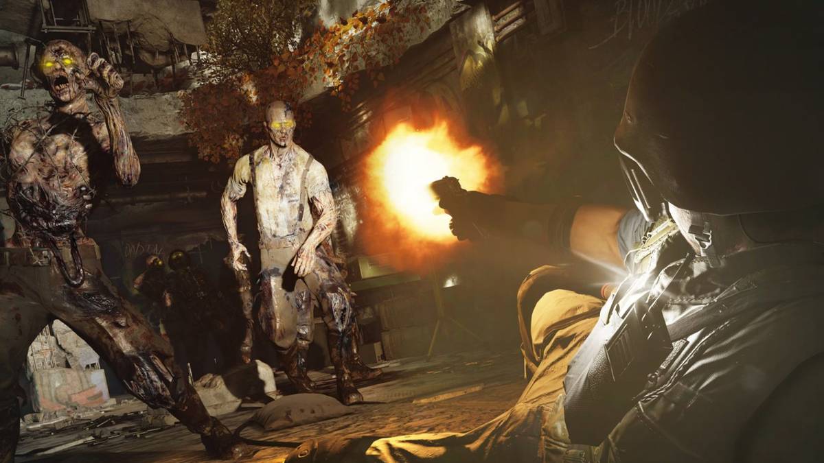 call of duty zombies shooting